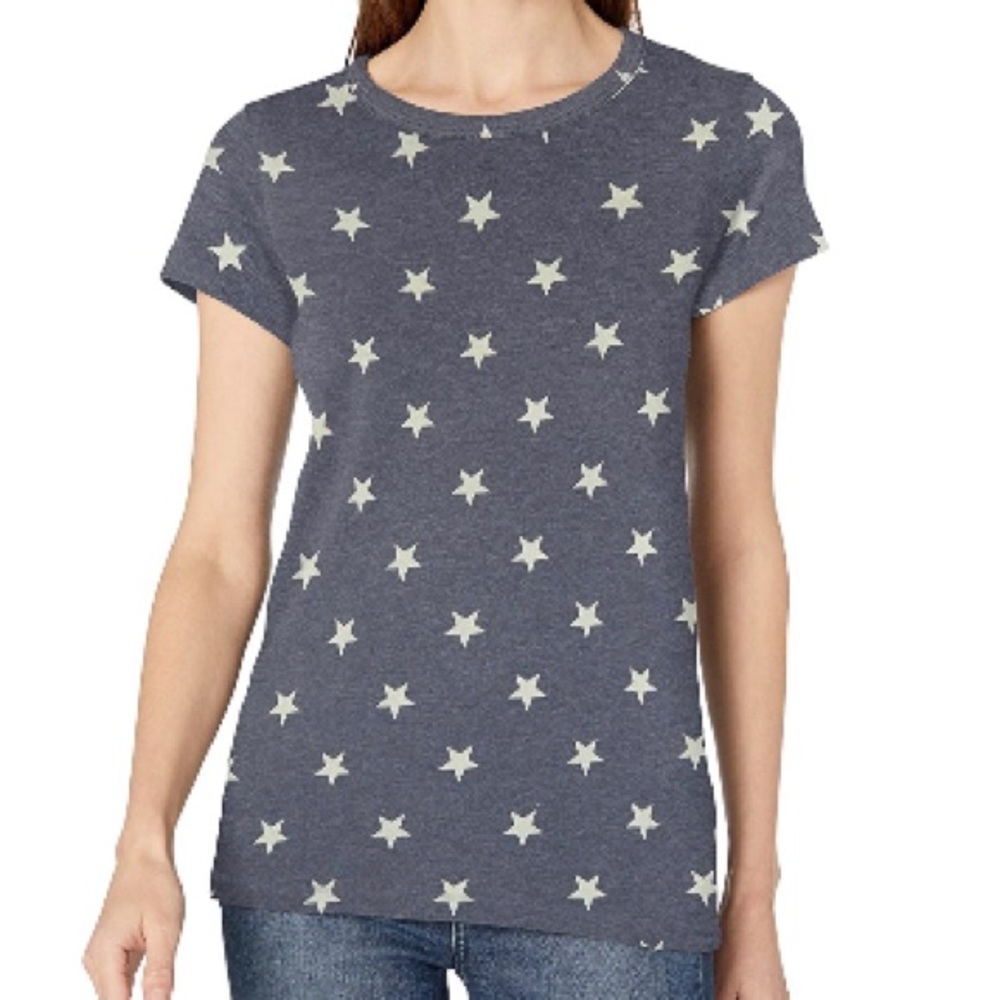 🎉HP🎉 Alternative Apparel Knit Stars Crew Neck Tee